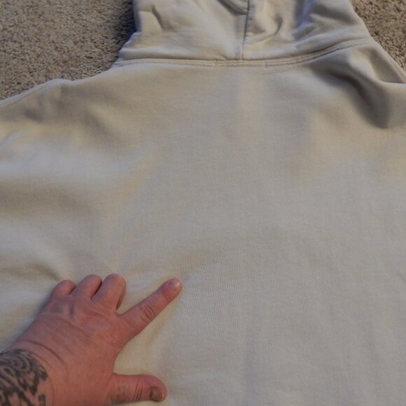 John Galt Brandy Melville Monarch Butterfly Oversized Hoodie White XL OS womens - Picture 8 of 8